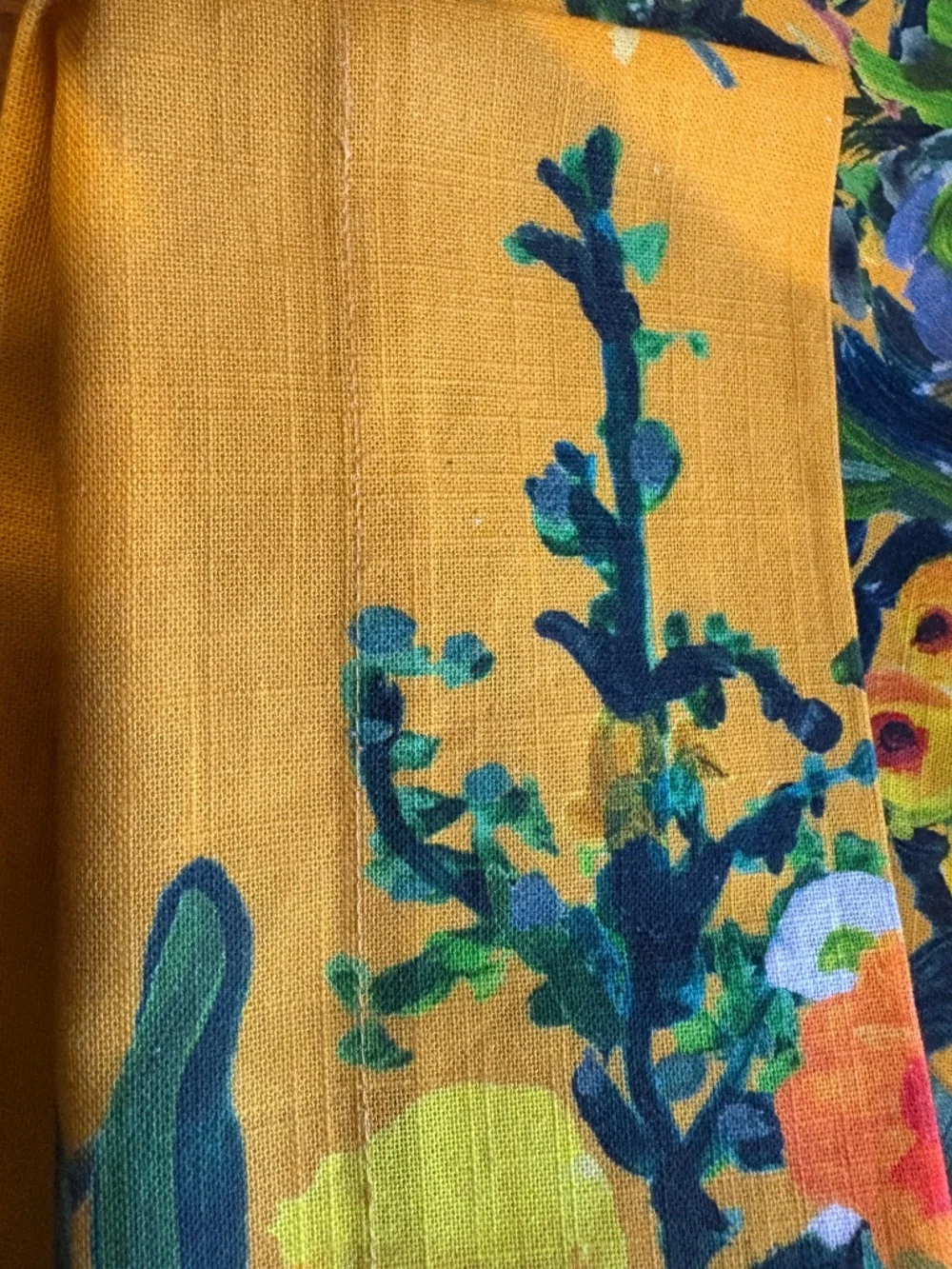 Anthropologie Marcene Bouquet Shower Curtain
